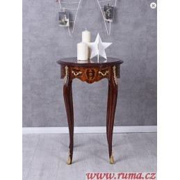 Elegantní kulatý odkládací stolek