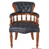 Stylová dřevěná židle v černe barvě